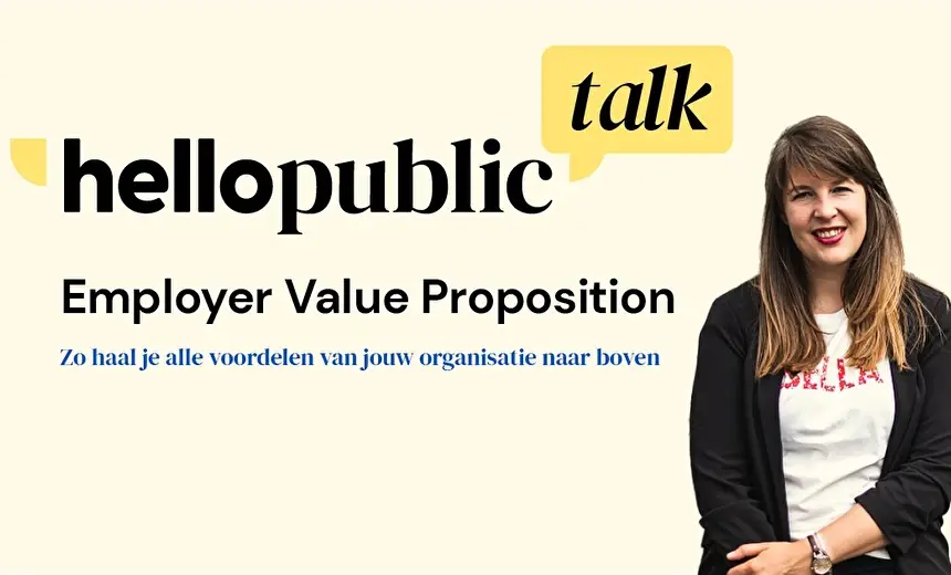 Hellopublic webinar aankondiging EVP - Marije van der Star