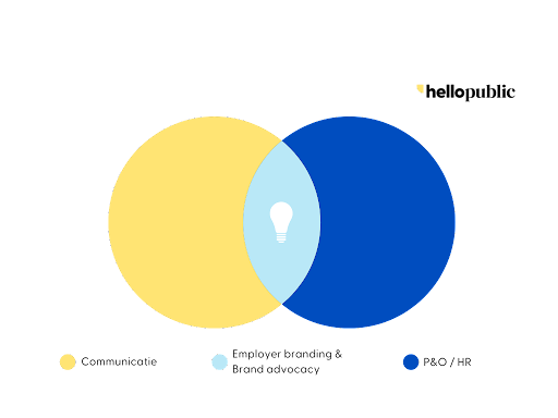 Hellopublic employer branding cirkeldiagram