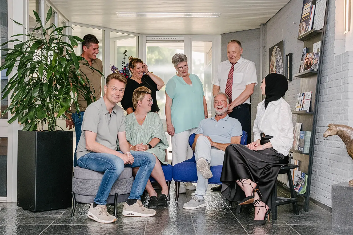 Groepsfoto gemeente Bunschoten