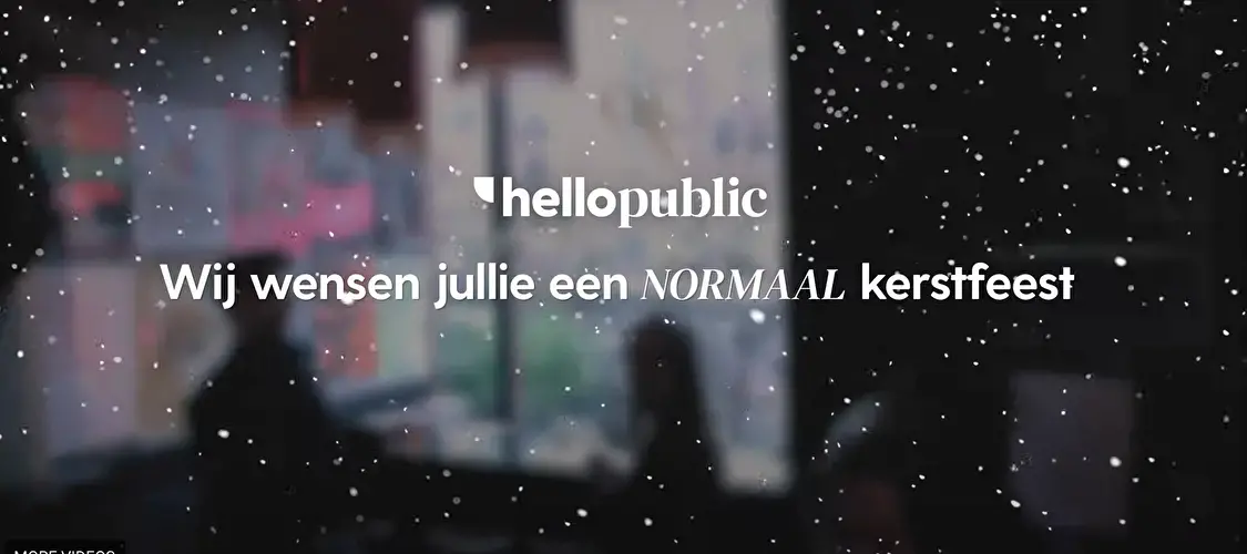 Hellopublic kerstgroet