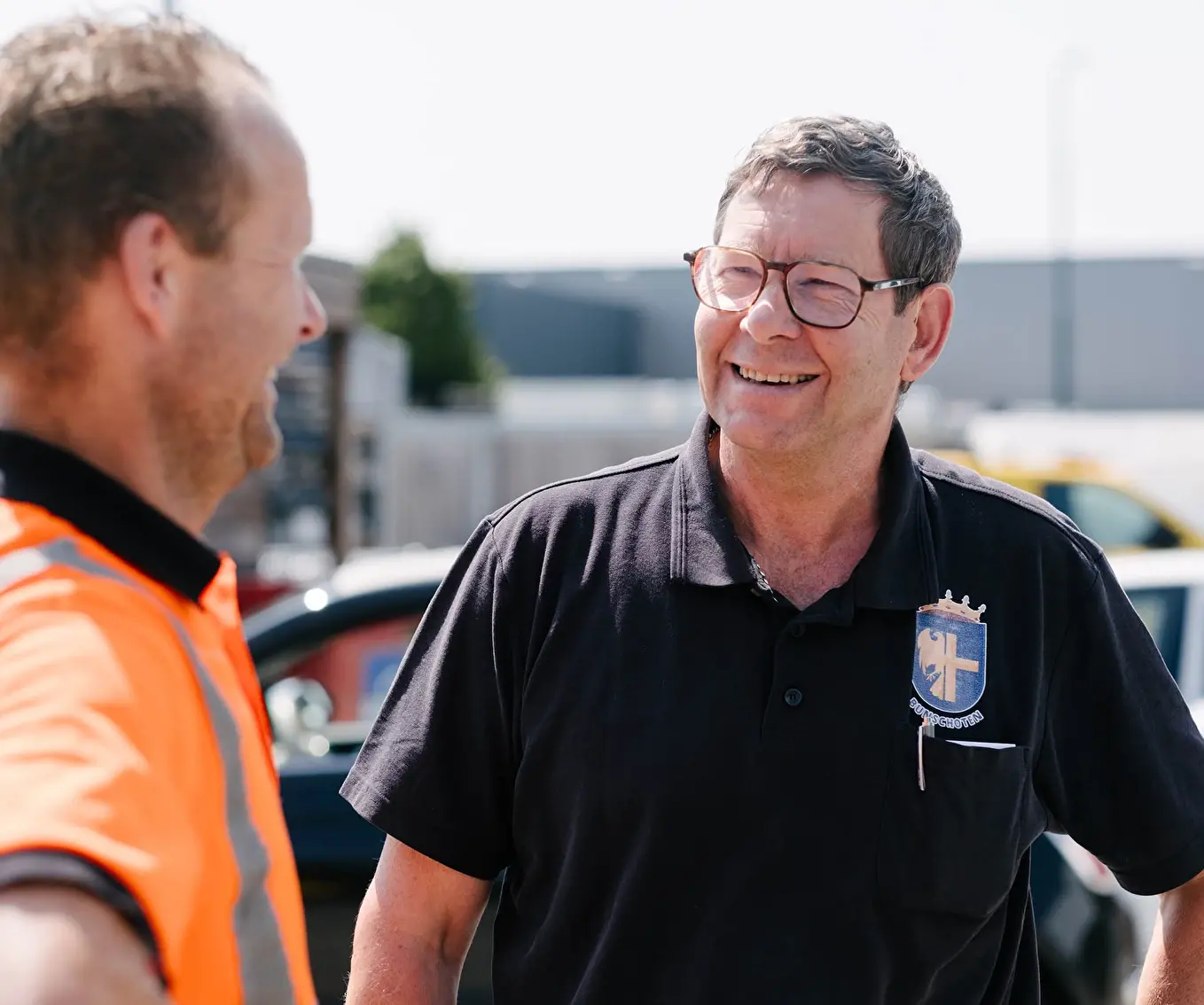 Collega's buiten